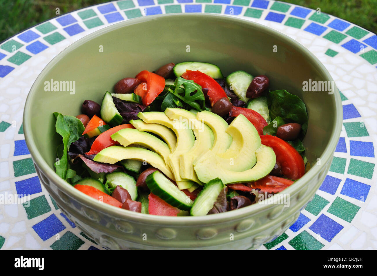 Fresca insalata di verdure Foto Stock