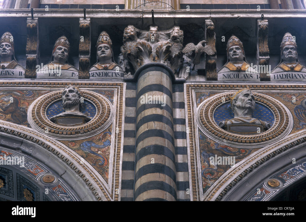 L'Italia, Toscana, Siena, Patrimonio Mondiale dell'UNESCO, il Duomo, interno Foto Stock