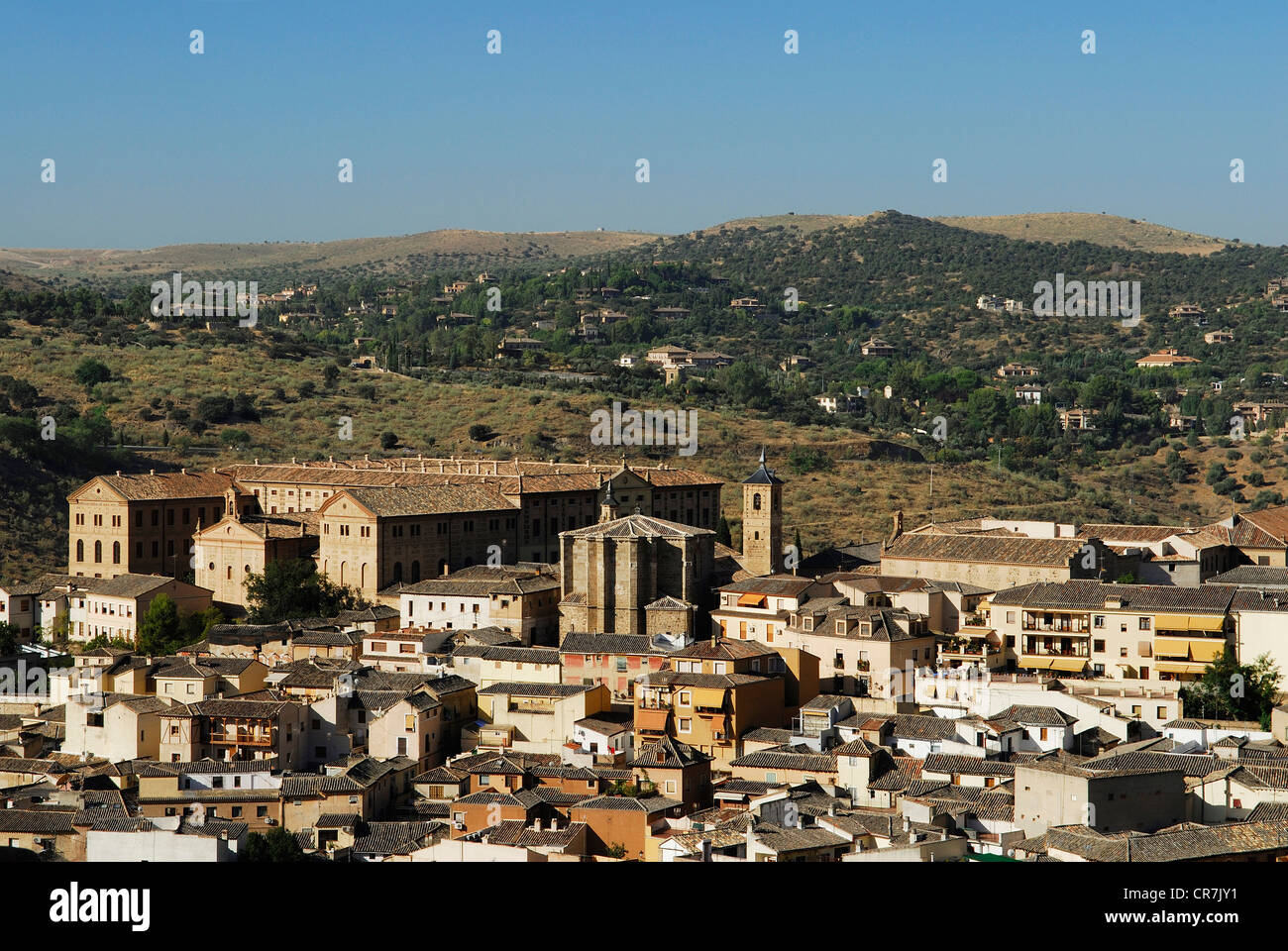 Spagna, Castilla la Mancha, Toledo, storica città patrimonio mondiale dell'UNESCO, il Seminario Mayor, seminario costruito nel 1830, e la Foto Stock