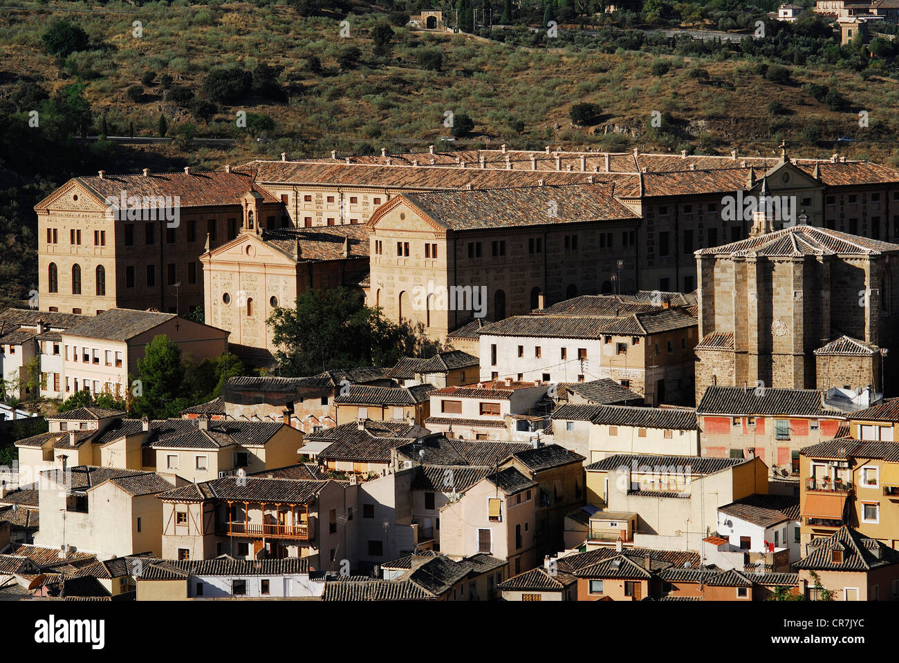 Spagna, Castilla la Mancha, Toledo, storica città patrimonio mondiale dell'UNESCO, il Seminario Mayor, seminario costruito nel 1830, e la Foto Stock