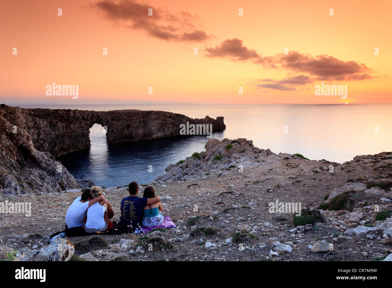 Isole Baleari Spagna Menorca (Minorca), Pont d'En Gil Foto Stock