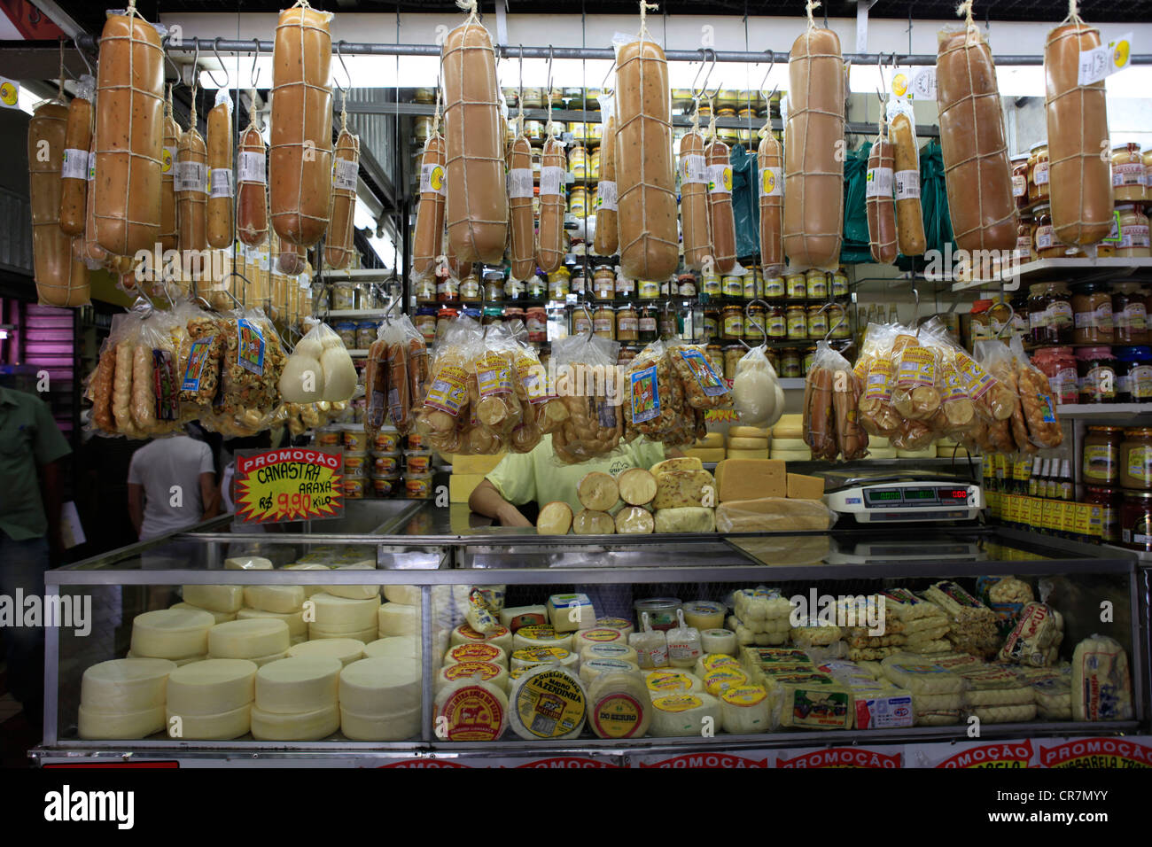 Brasil, Minas Gerais stato, Belo Horizonte, il mercato centrale Foto Stock