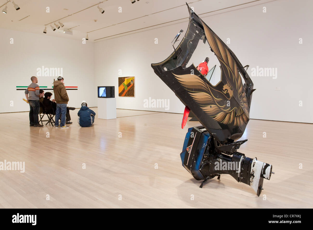 Canada Quebec, Montreal, museo di arte contemporanea, MAC mostra permanente Foto Stock