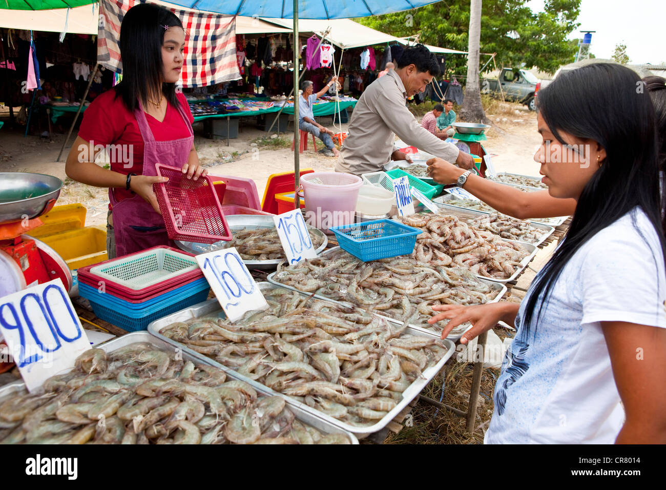 Thailandia Phuket Provincia, Phuket, mercato di Rawai Foto Stock