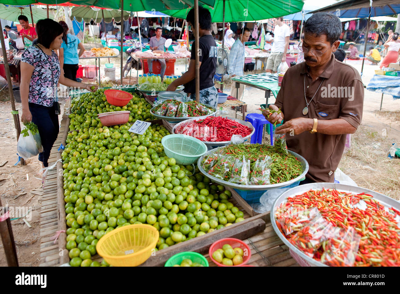 Thailandia Phuket provincia, Phuket, Rawai market Foto Stock