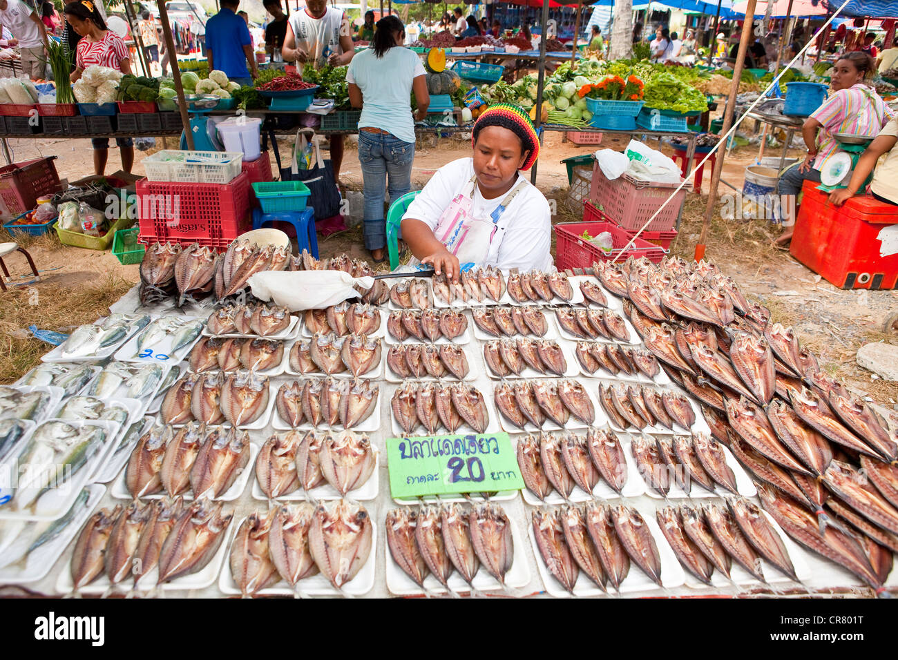 Thailandia Phuket provincia, Phuket, Rawai market Foto Stock