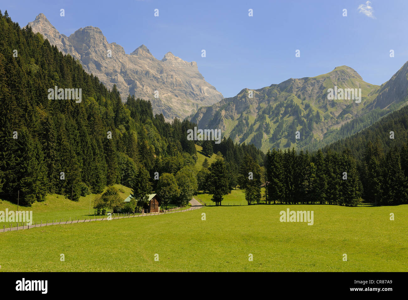 La Svizzera, nel Cantone di Vaud, Villars sur Ollon, chalet Foto Stock