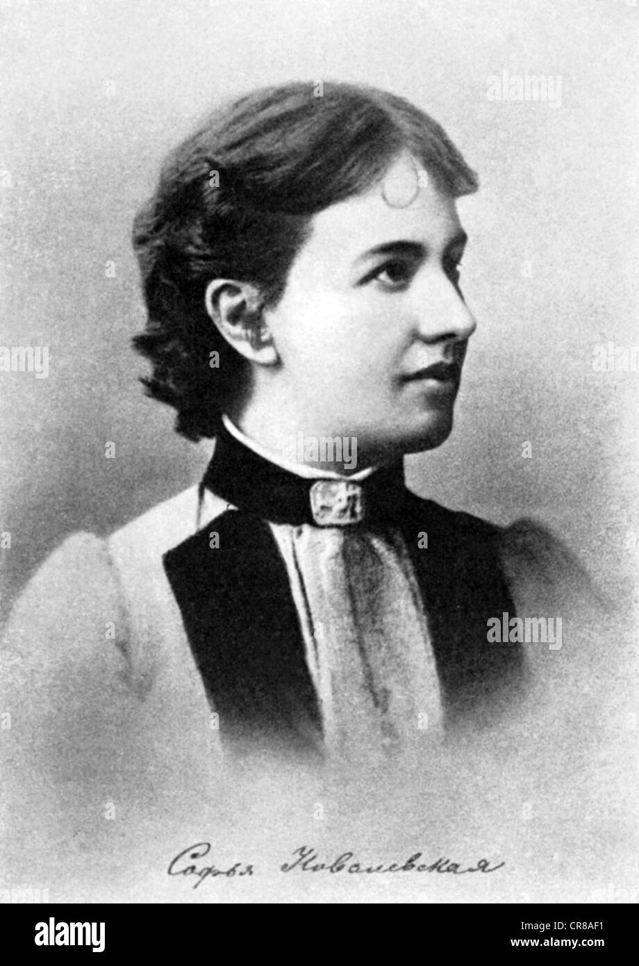 Kovalevskaya, Sofya, 15.1.1850 - 10.2.1891, matematico russo, ritratto, 19th secolo, Foto Stock