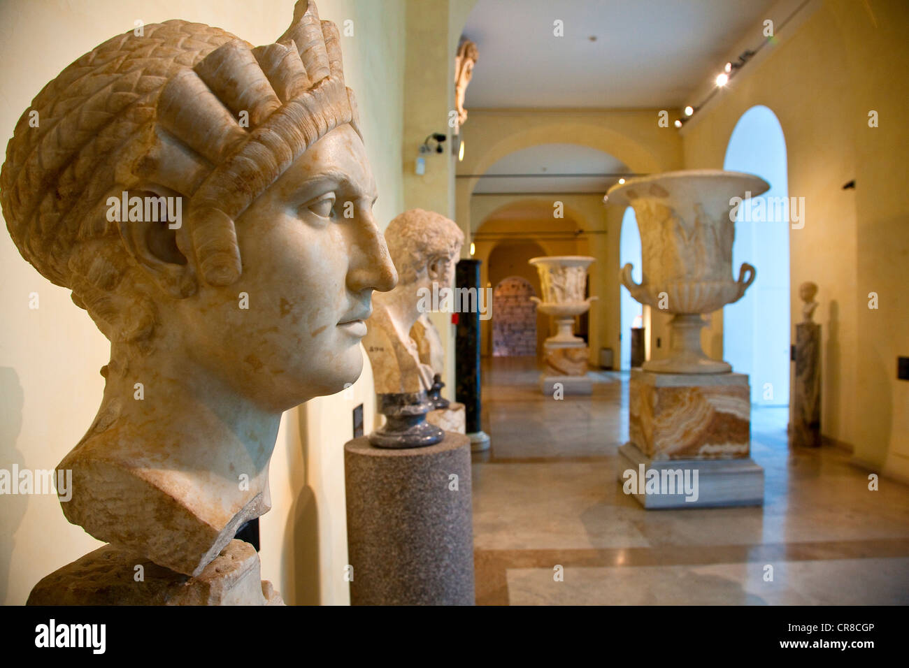 Italia Lazio Roma centro storico Patrimonio Mondiale UNESCO, Piazza del Campidoglio piazza), Capitol Museum Foto Stock