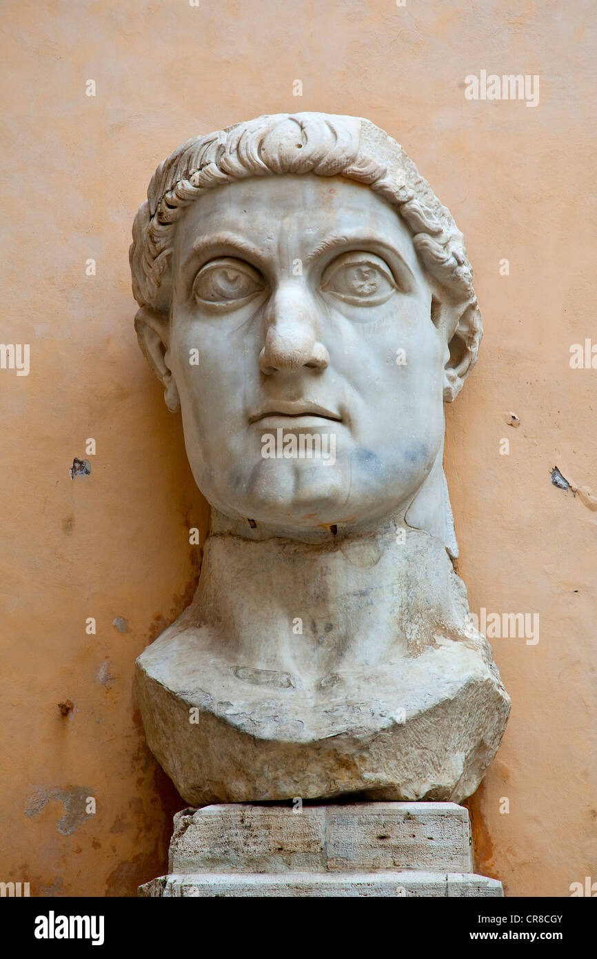 Italia Lazio Roma centro storico Patrimonio Mondiale UNESCO, Piazza del Campidoglio piazza), Capitol Museum, Foto Stock