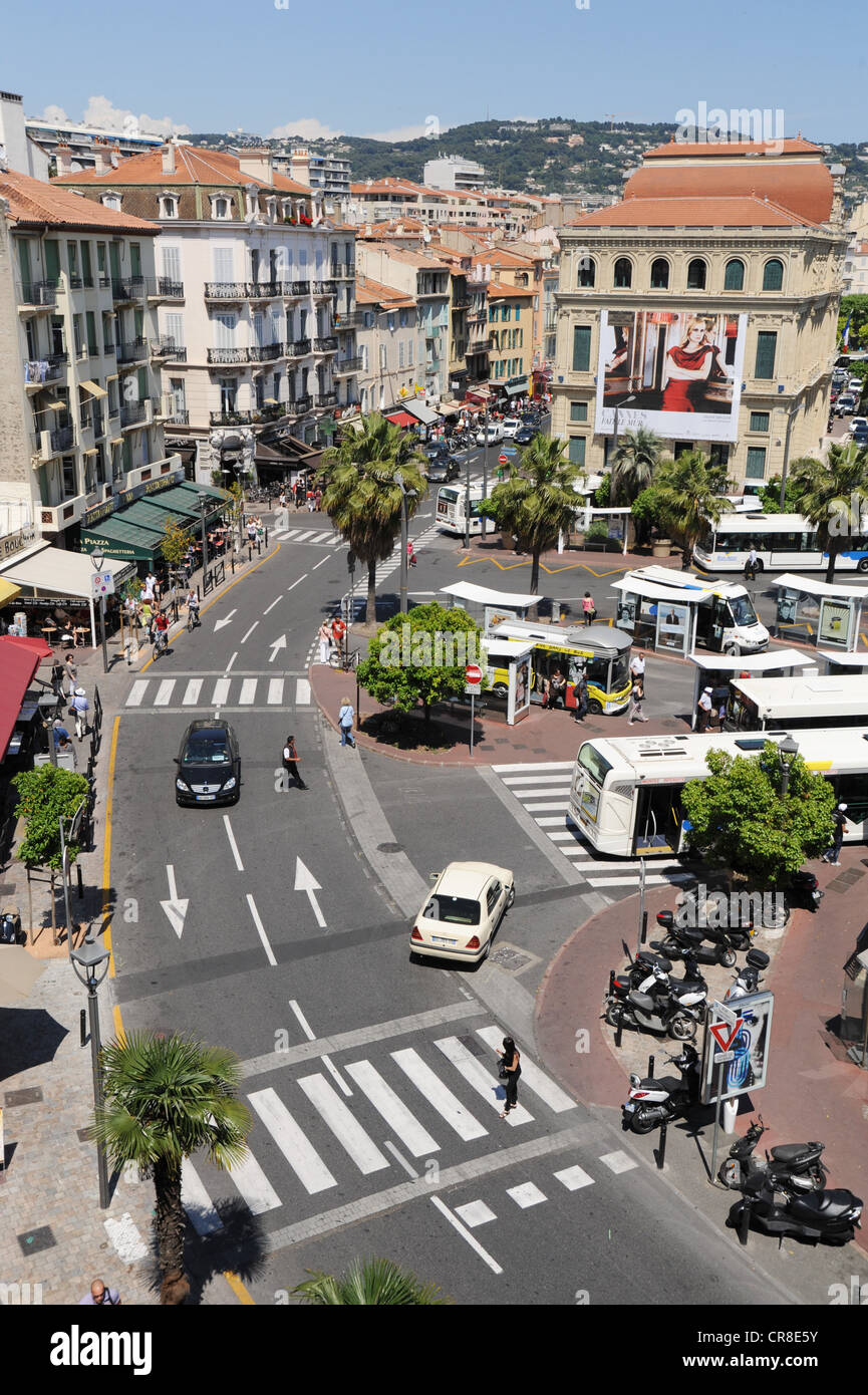 La città vecchia di Cannes, Côte d'Azur, in Francia, in Europa Foto Stock