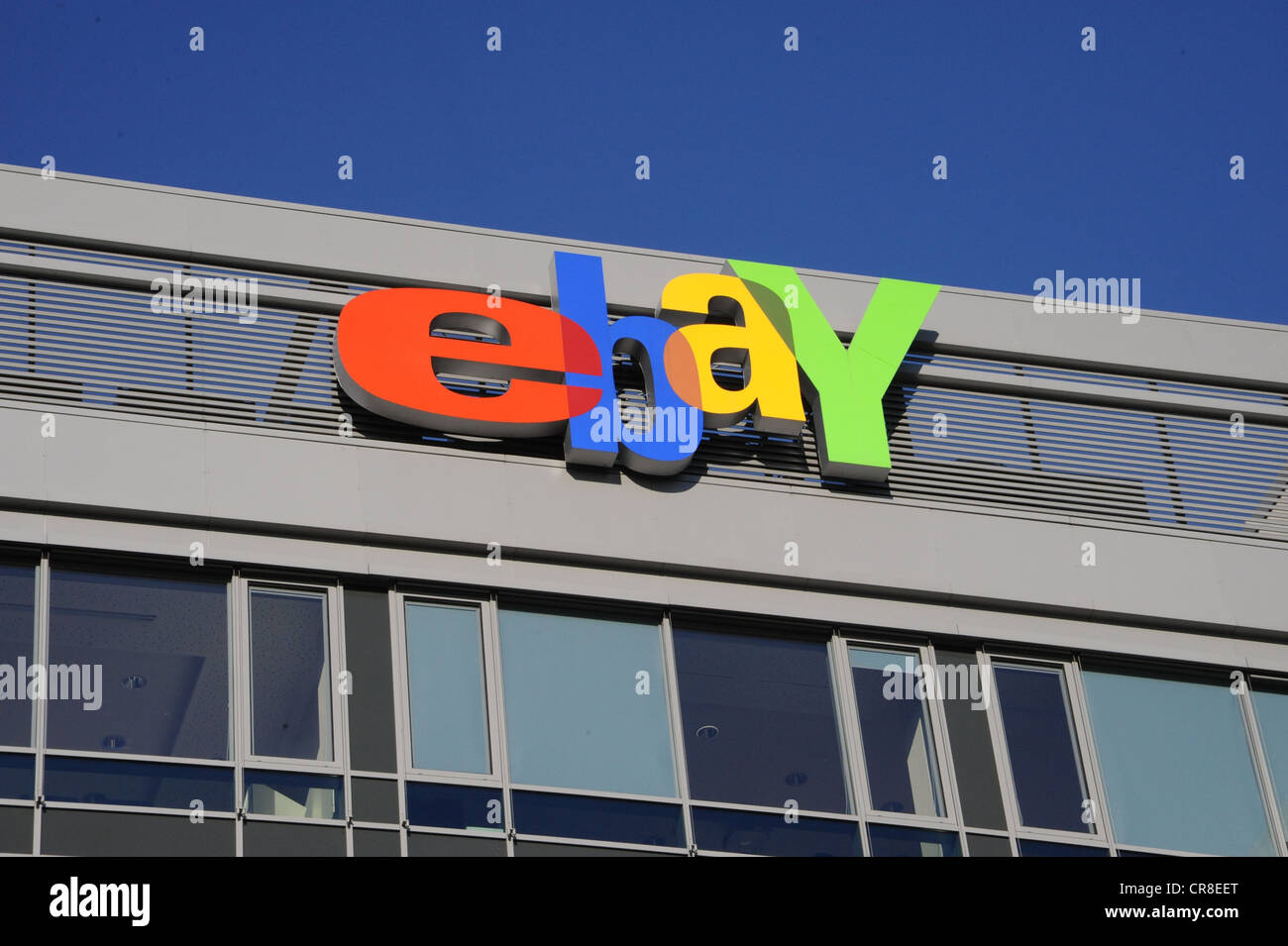 Ebay presso la sede centrale a Kleinmachnow, Berlino, Germania, Europa Foto Stock
