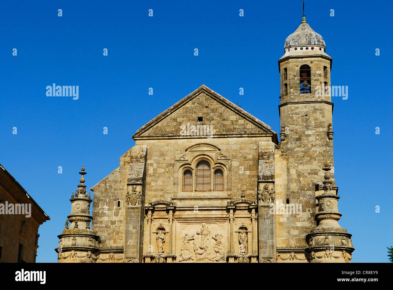 Spagna, Andalusia, provincia di Jaén, Ubeda, città patrimonio mondiale dell'UNESCO, Vazquez de Molina Square, Sacra Capilla del Salvador Foto Stock