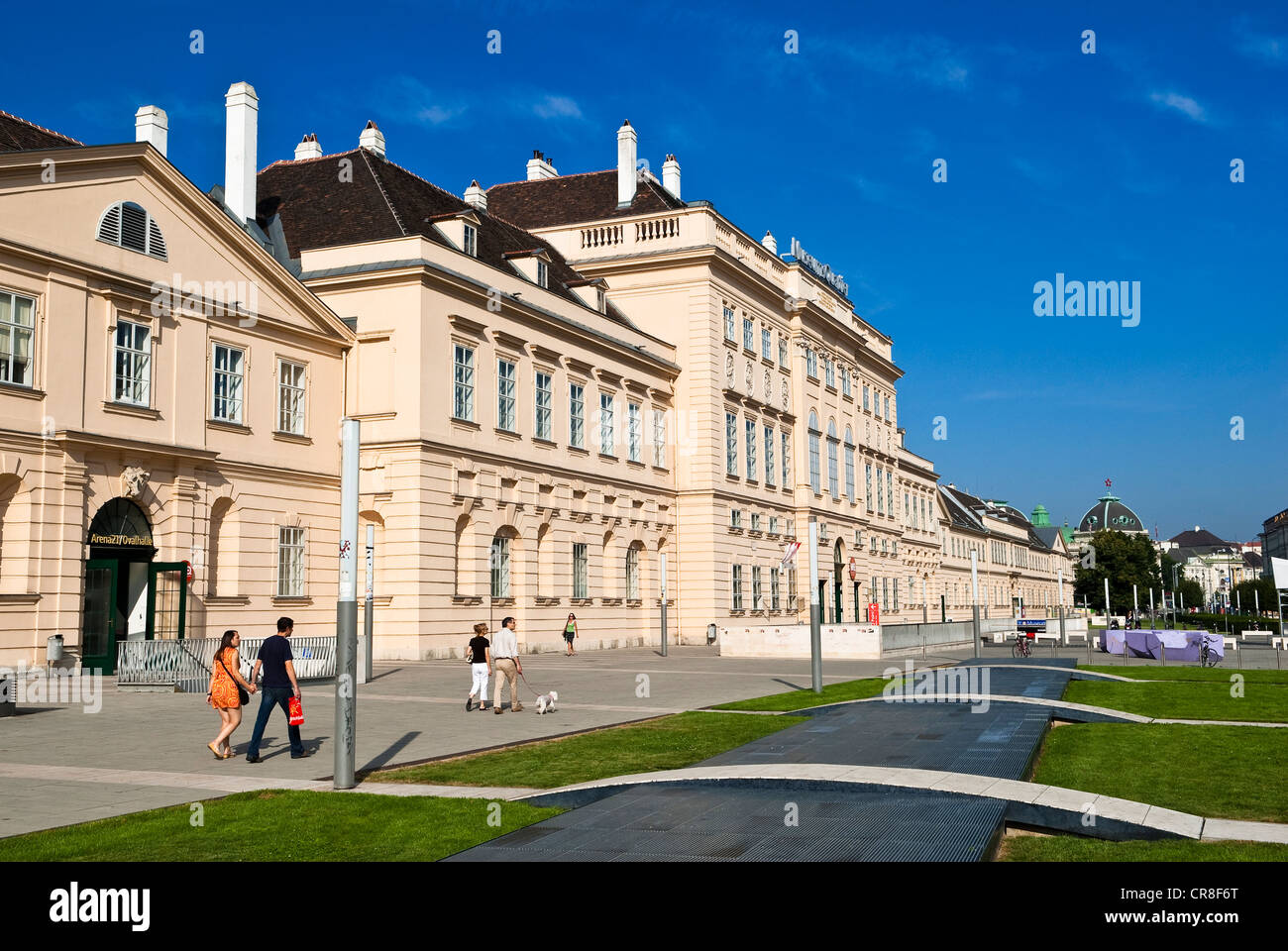 Austria, Vienna, centro storico Patrimonio Mondiale dell'UNESCO, il MuseumsQuartier, il quartiere del museo, Museumsplatz 1 Foto Stock