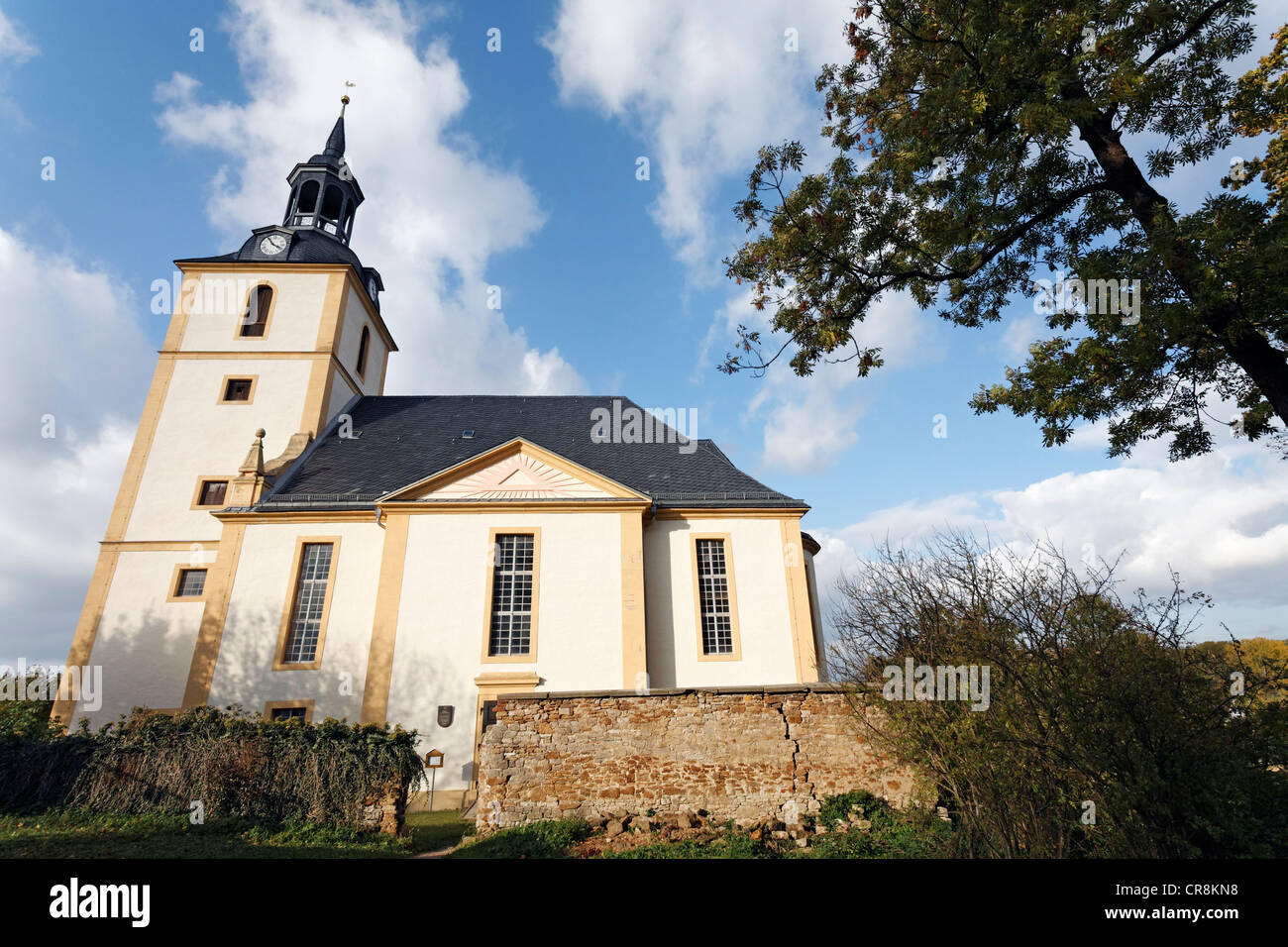 Chiesa del castello di San Trinitas, Schloss Molsdorf Palace vicino a Erfurt, Turingia, Germania, Europa Foto Stock