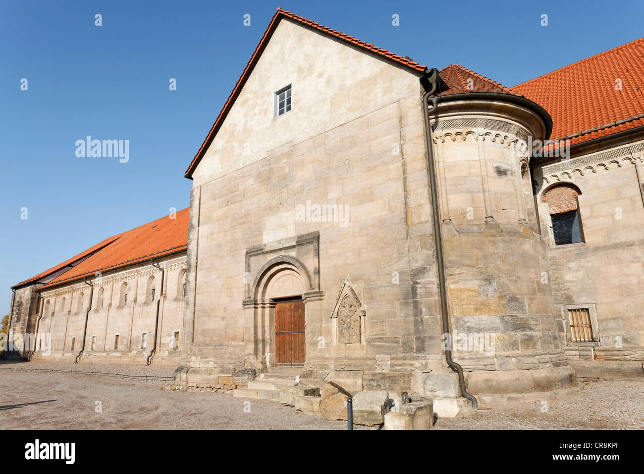 Chiesa dei Santi Pietro e Paolo, Festung fortezza di Petersberg, Erfurt, Turingia, Germania, Europa Foto Stock