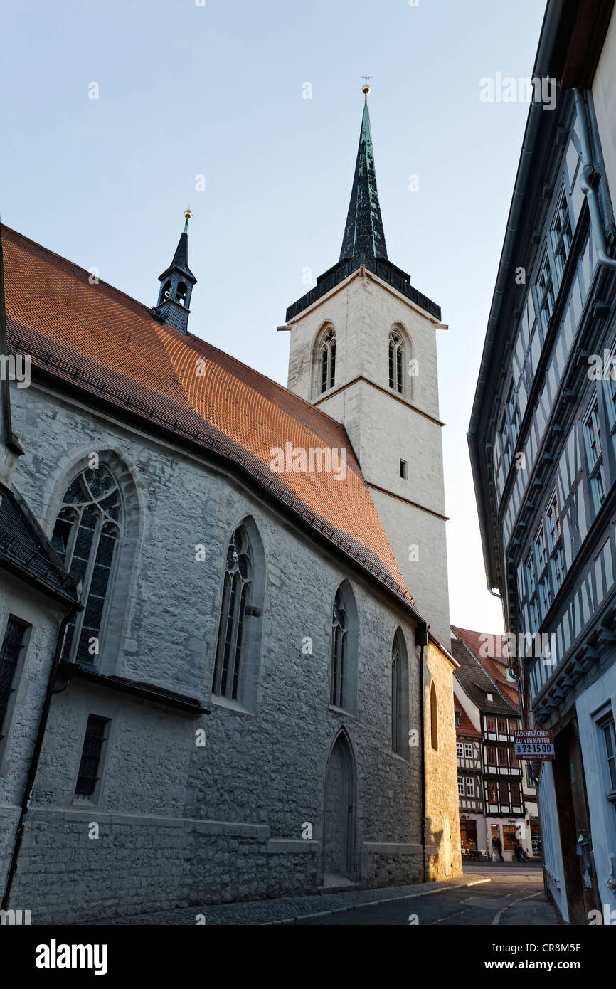 Allerheiligenkirche, Chiesa di Tutti i Santi, il centro storico di Erfurt, Turingia, Germania, Europa Foto Stock