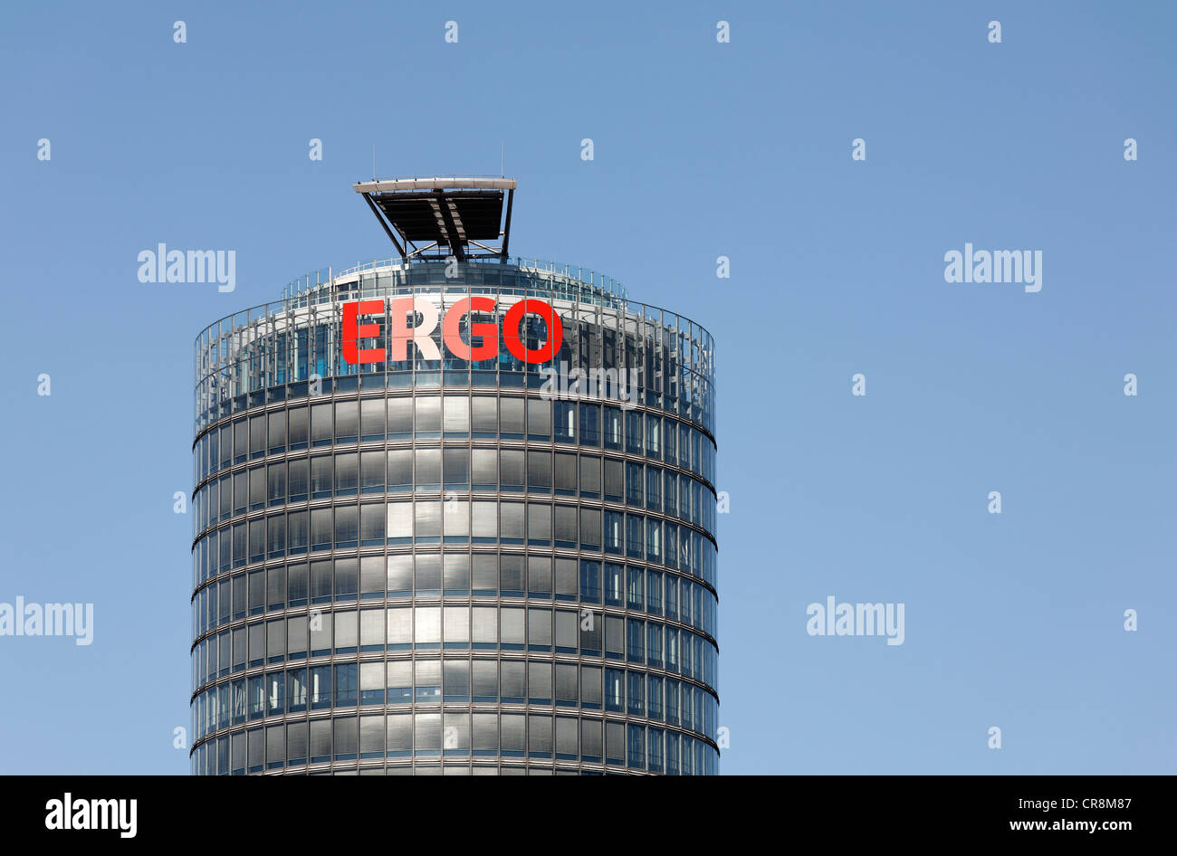 Edificio alto, Ergo gruppo assicurativo, Duesseldorf, nella Renania settentrionale-Vestfalia, Germania, Europa Foto Stock