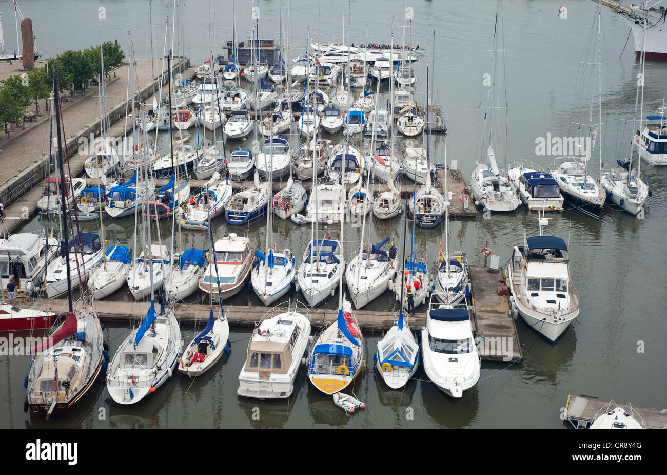 Göteborg, Svezia visto dal porto Foto Stock