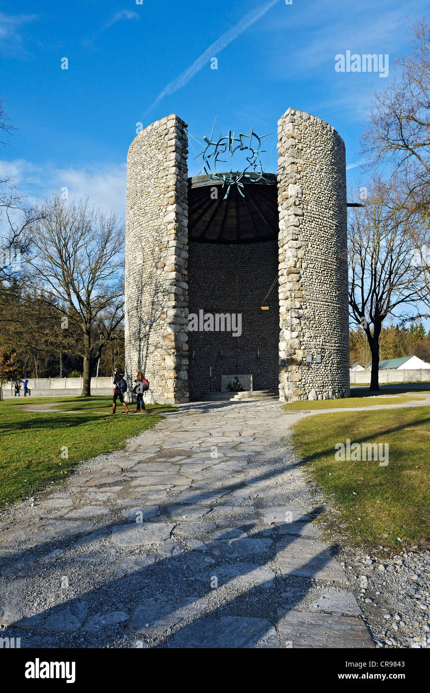 Agonia mortale di Cristo cappella a Camp Grounds, campo di concentramento di Dachau, Dachau vicino a Monaco di Baviera, Germania, Europa Foto Stock