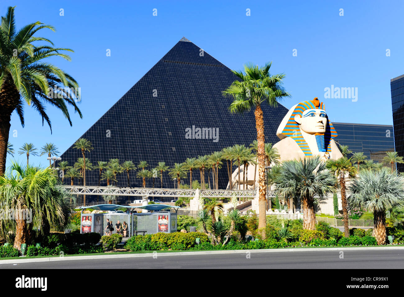 Il Luxor Hotel Las Vegas Nevada città del peccato capitale di gioco d'azzardo NV Foto Stock
