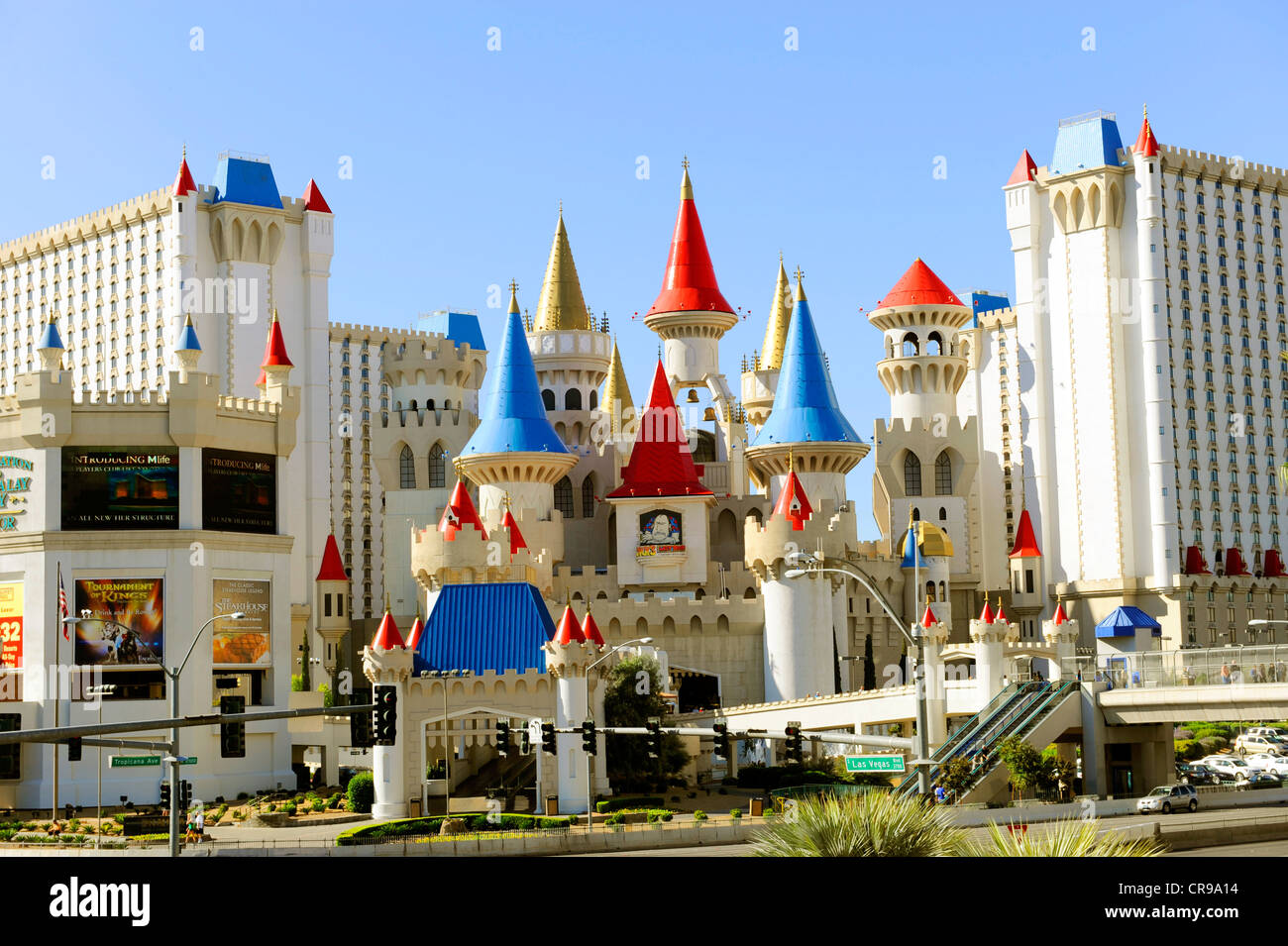 Excalibur Hotel Casino Las Vegas Nevada città del peccato capitale di gioco d'azzardo NV Foto Stock