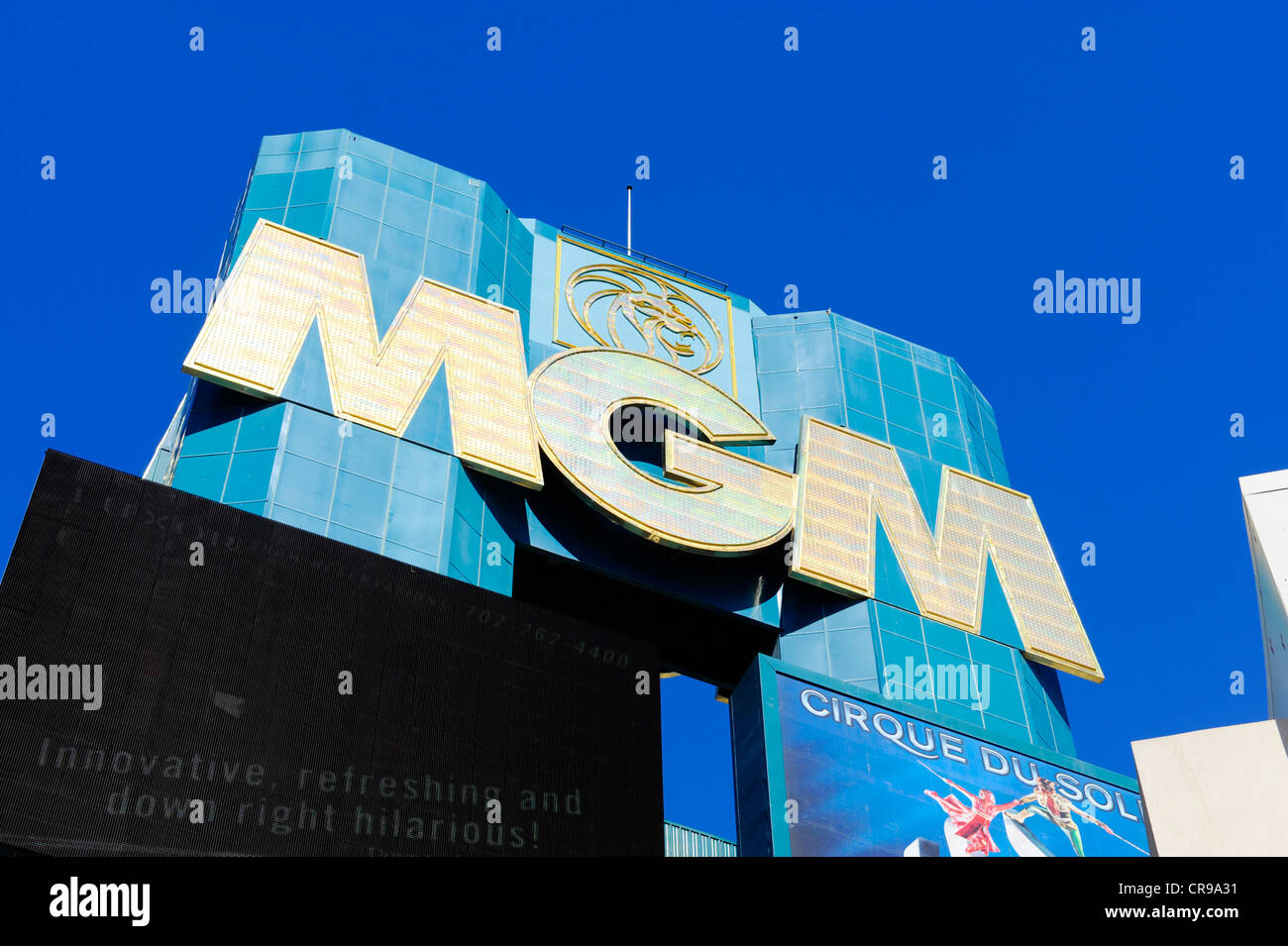 MGM Casino Las Vegas Nevada città del peccato capitale di gioco d'azzardo NV Foto Stock