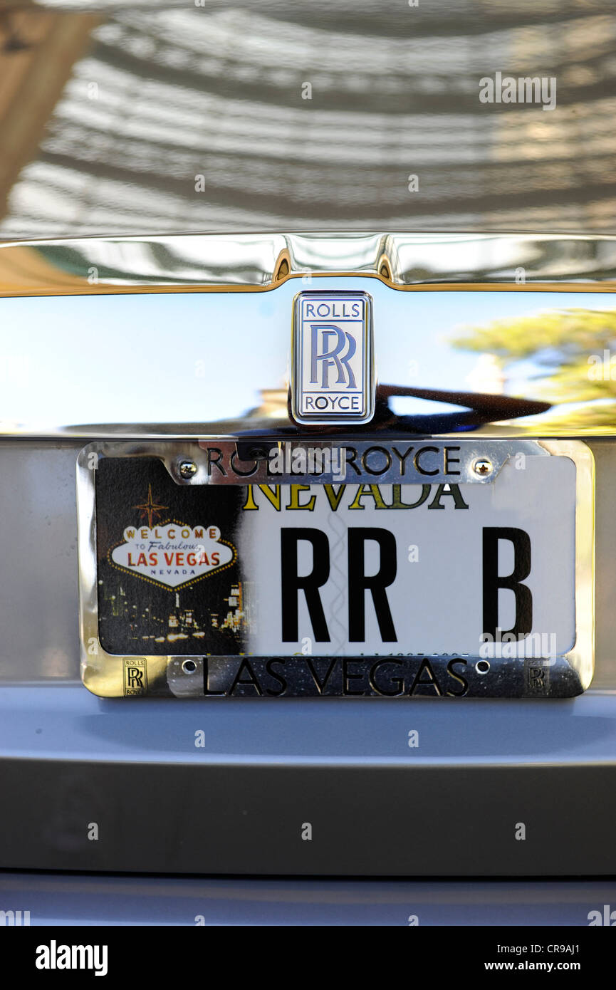Rolls Royce visualizzati Bellagio Hotel Las Vegas Foto Stock