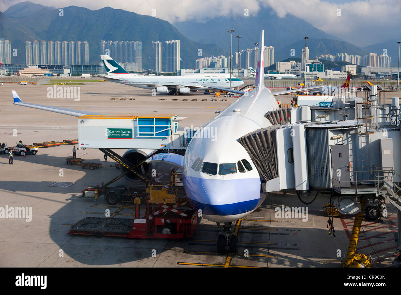Hong Kong Chek Lap Kok Airport Foto Stock