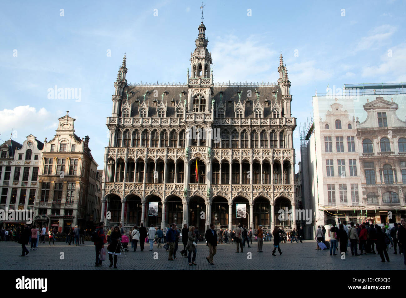 Il Musee de la Ville - King's House - Grand Place o Grote Markt Bruxelles Belgio Foto Stock