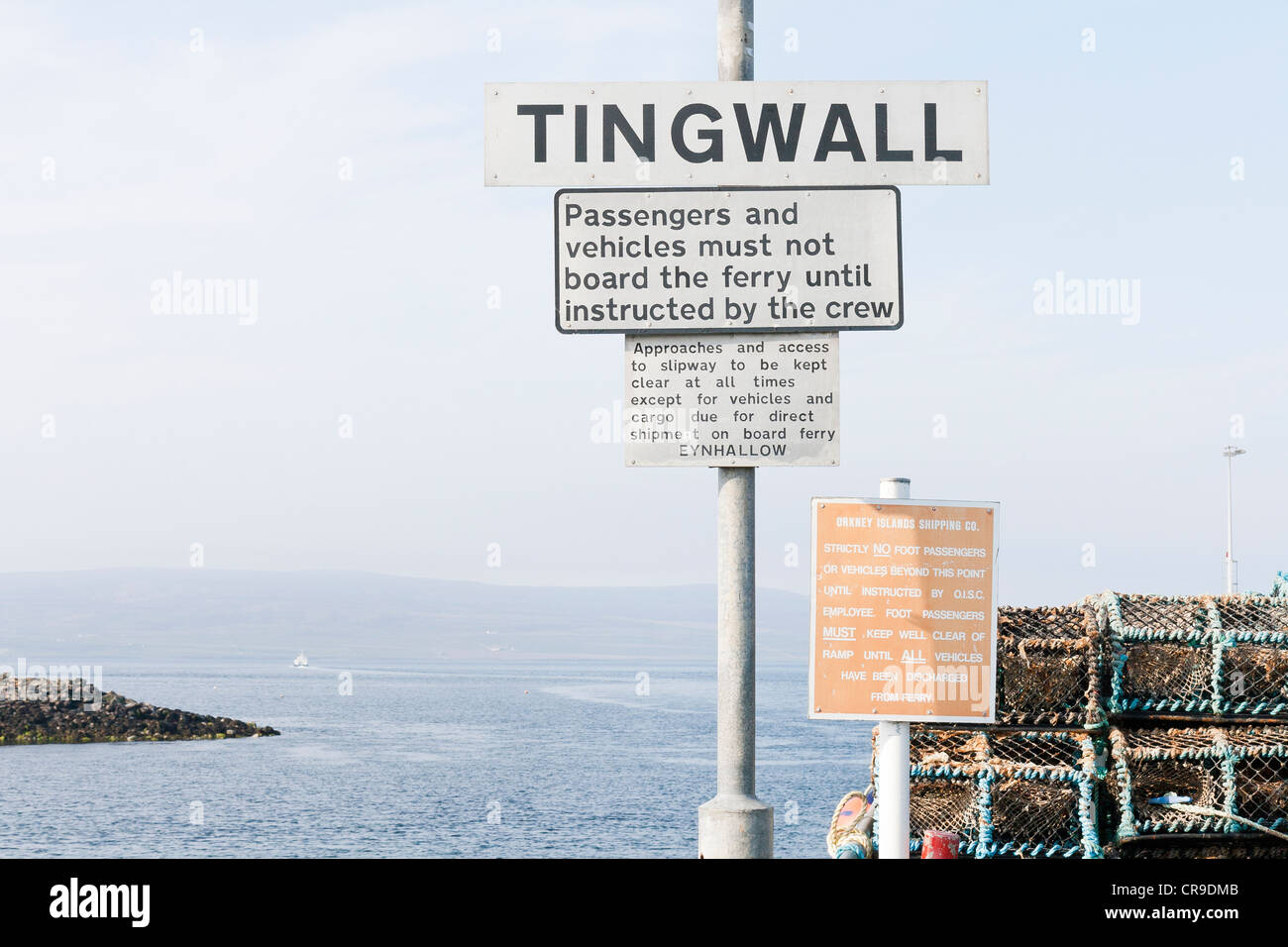 Tingwall Harbour - Orkney Isles, Scozia Foto Stock