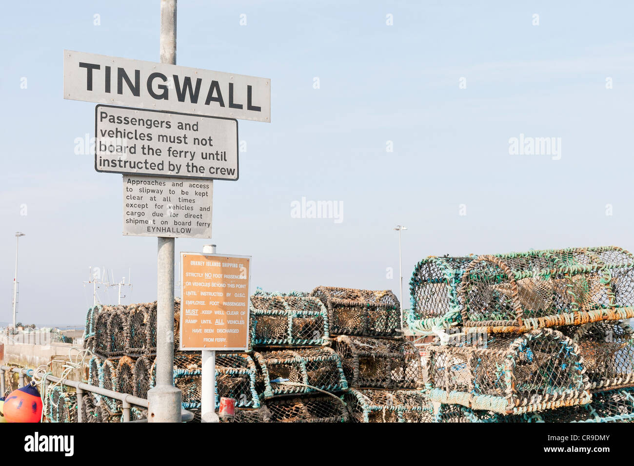 Tingwall Harbour - Orkney Isles, Scozia Foto Stock
