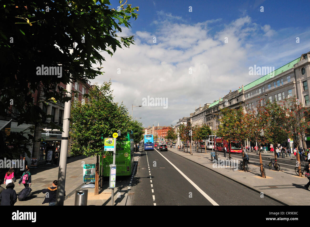 Il centro storico di Dublino Repubblica di Irlanda, Europa Foto Stock