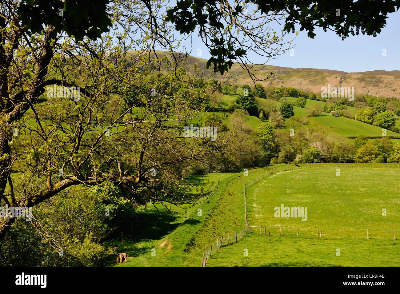 La cassa di espansione del fiume Dee in Dentdale, Cumbria, Inghilterra Foto Stock