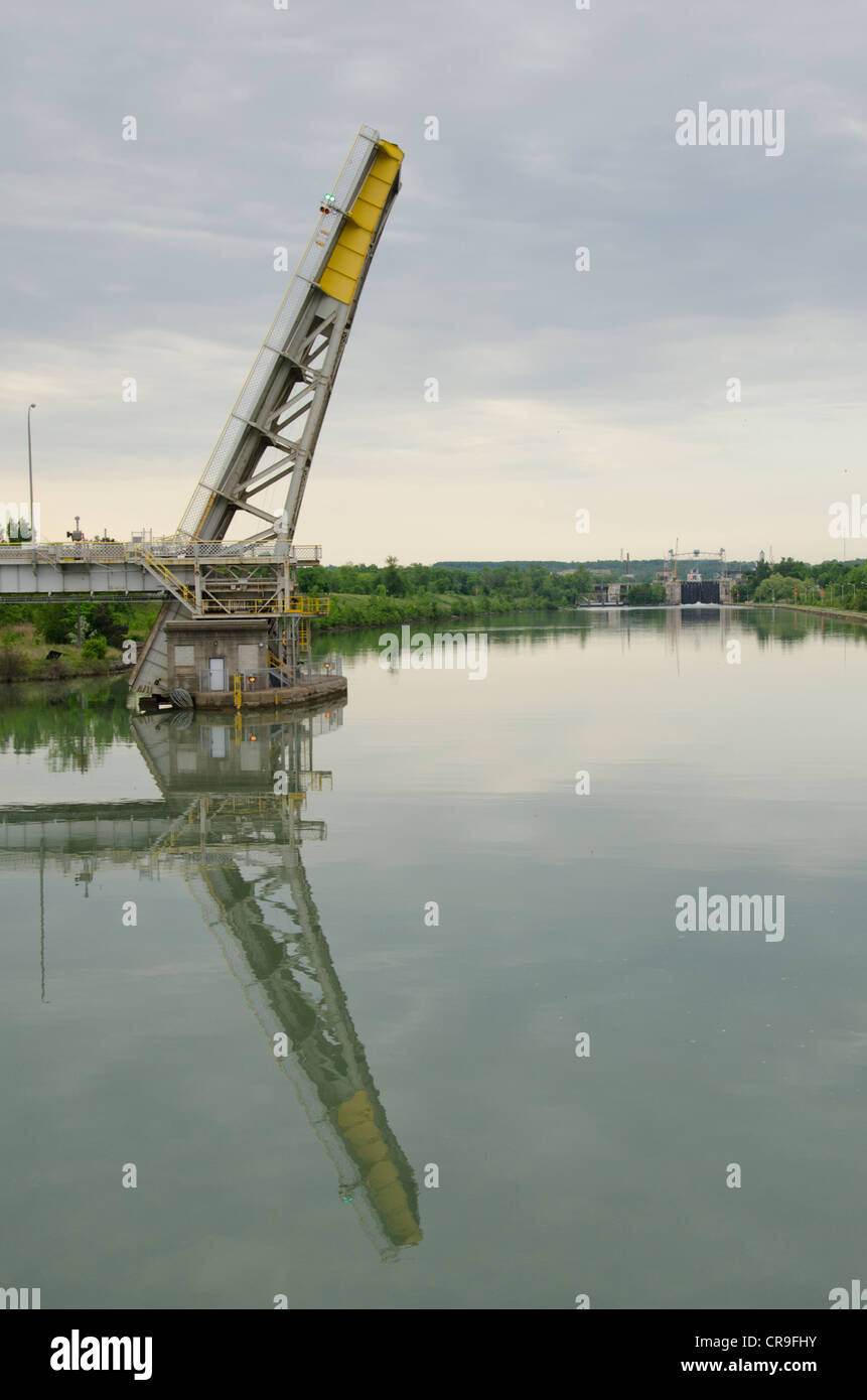 New York, USA/Canada, Welland Canal. Foto Stock