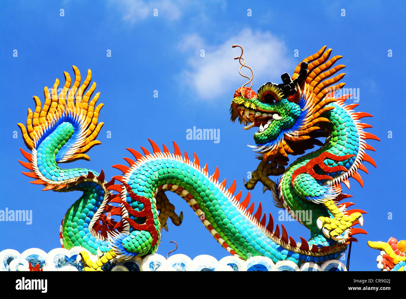 Drago cinese è un simbolo dell'Imperatore e la dominante cultura cinese  Foto stock - Alamy