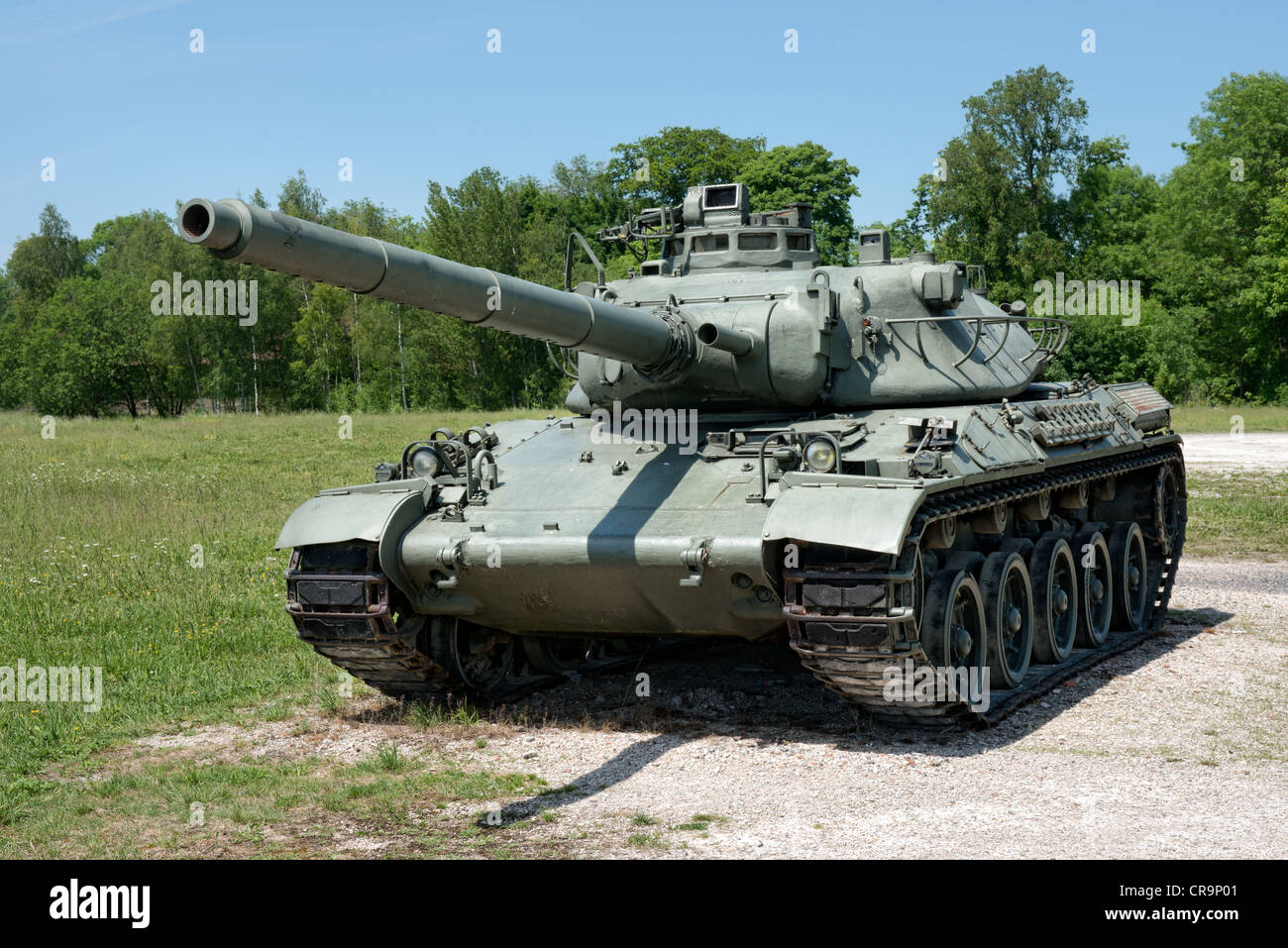 Un Francese AMX-30 serbatoio pesante Foto Stock
