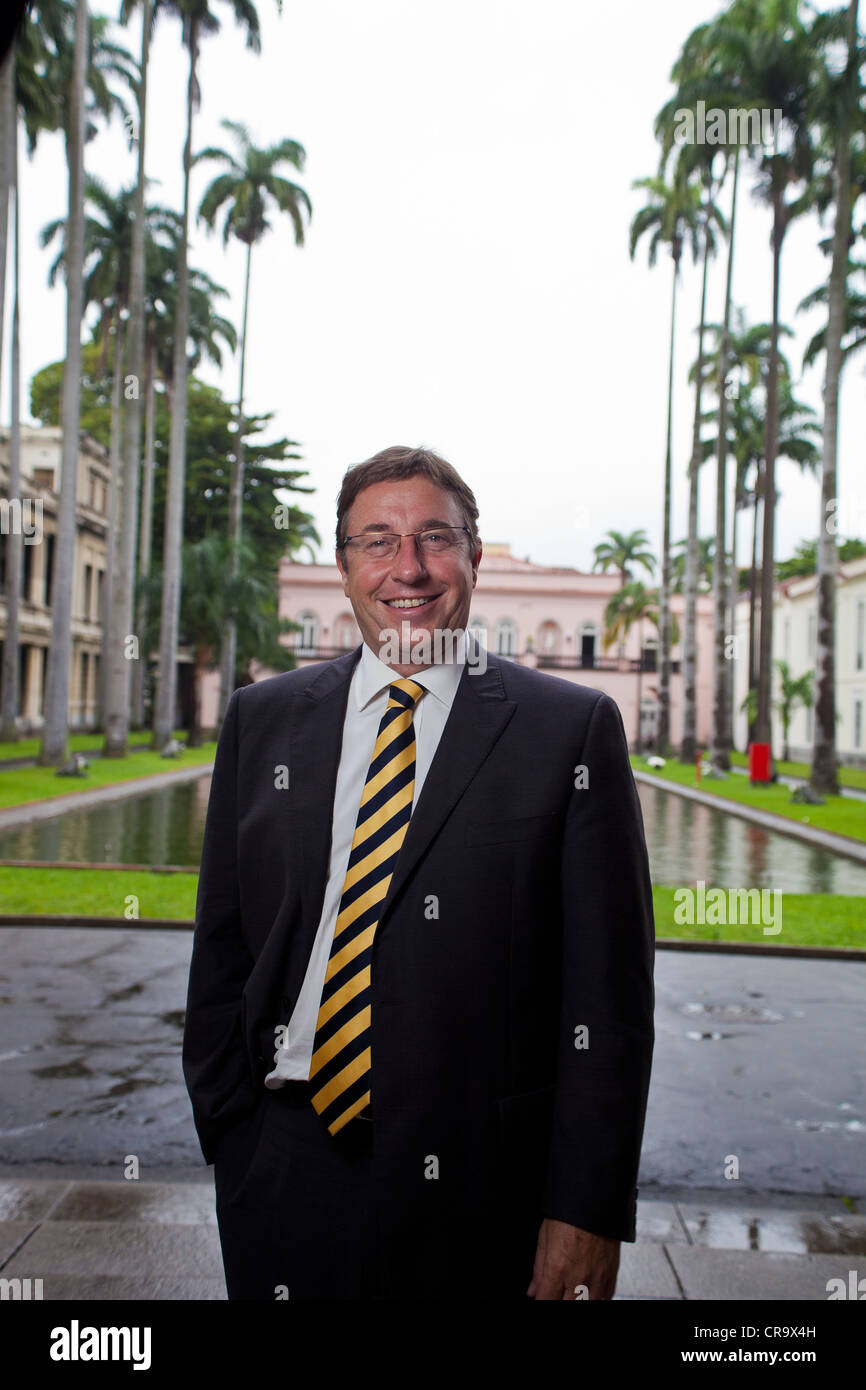 Il sig. Achim Steiner, UNEP Executive Director e Nazioni Unite Sotto Francesco Nucara generale, Rio de Janeiro, Brasile. Giugno 6th, 2012. Foto Stock