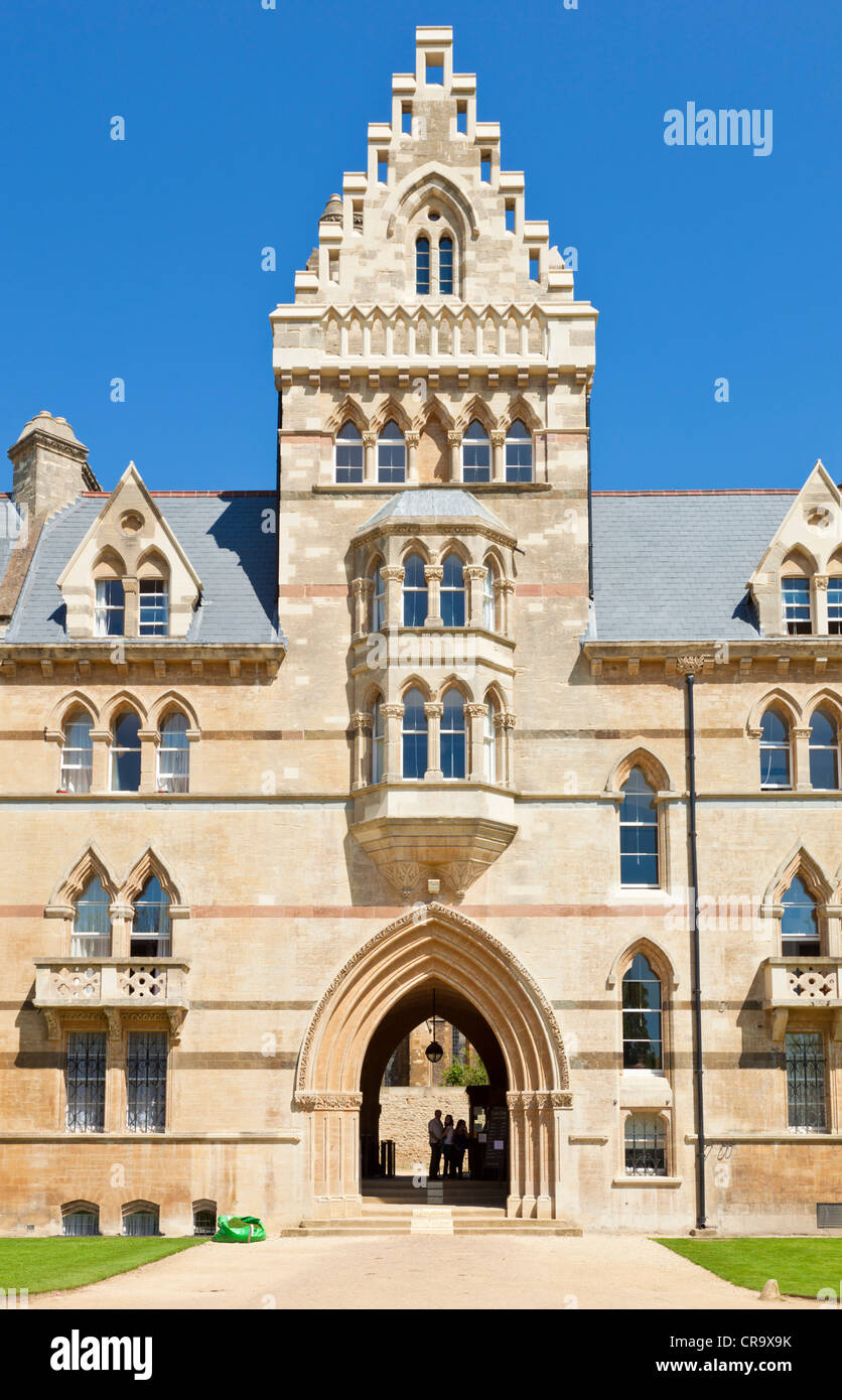 Oxford University Christ Church college Meadow Building Oxford University Oxfordshire Inghilterra Regno Unito GB Europa Foto Stock