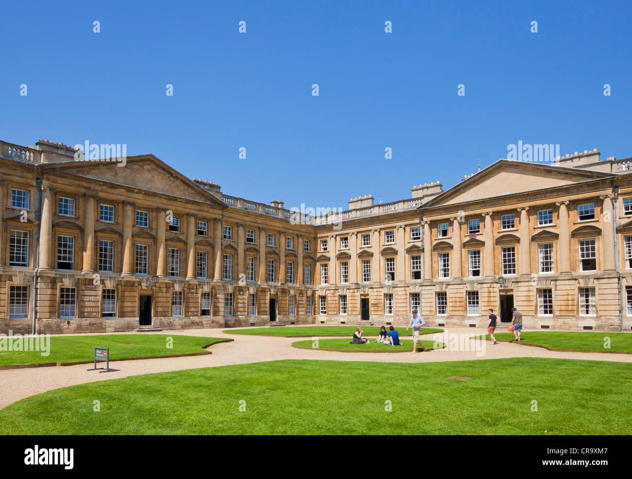 Università Oxford Christ Church college Peckwater Quad Università Oxford Oxfordshire Inghilterra Regno Unito GB Europa Foto Stock