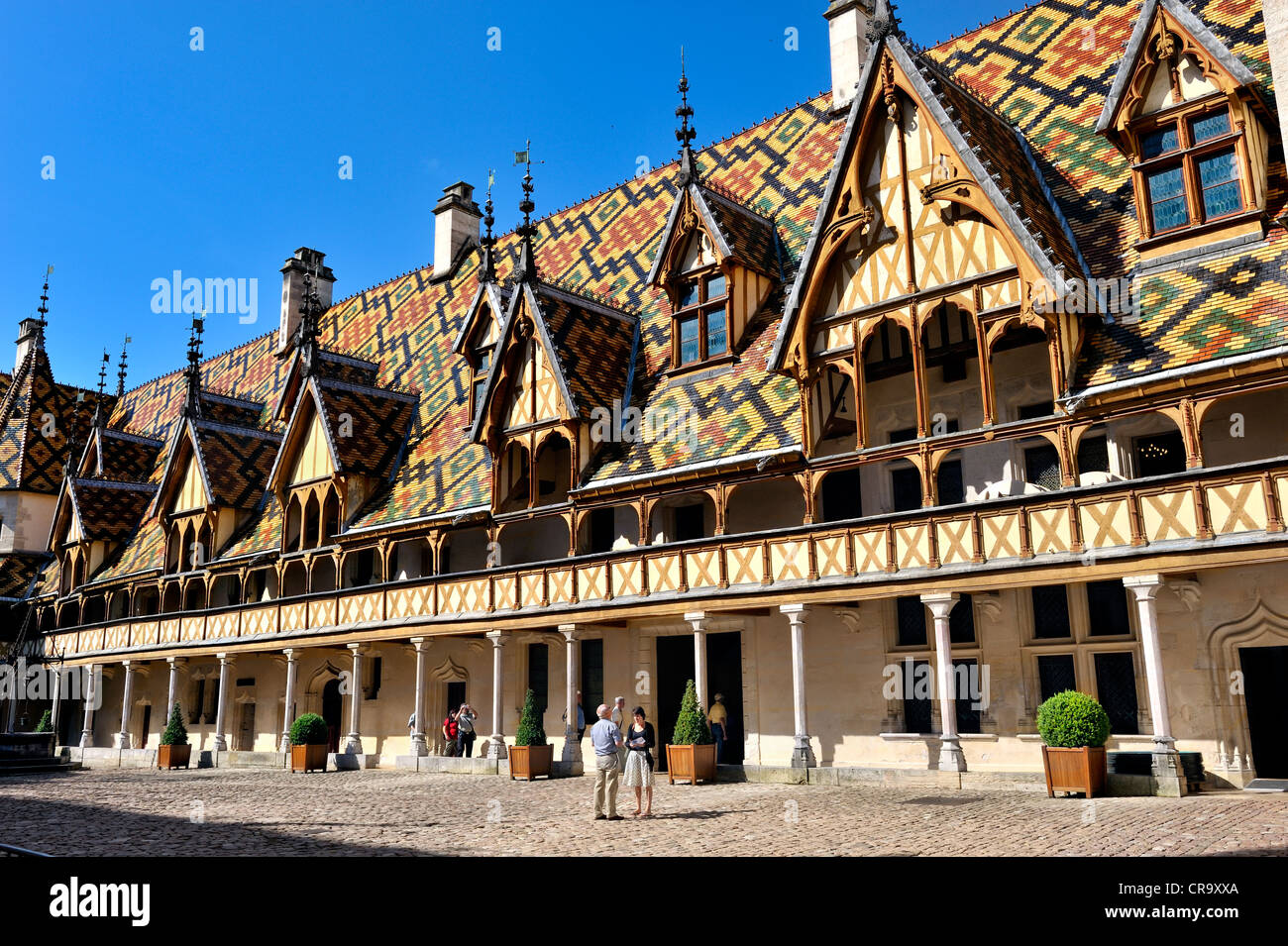 Beaune ospizio, Borgogna, Francia. Foto Stock