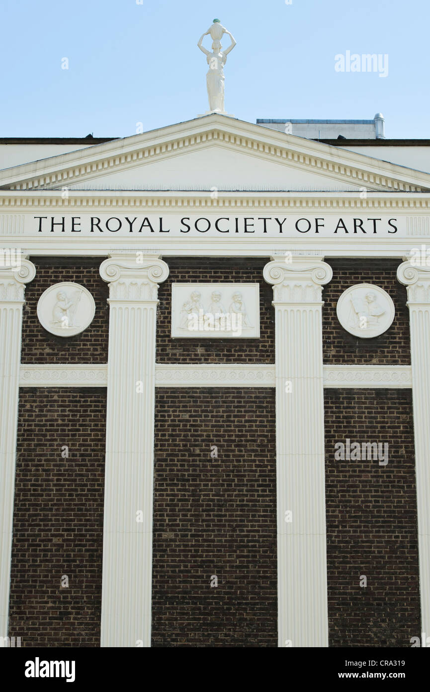 La Royal Society of Arts edificio. John Adam Street. Londra. Inghilterra Foto Stock