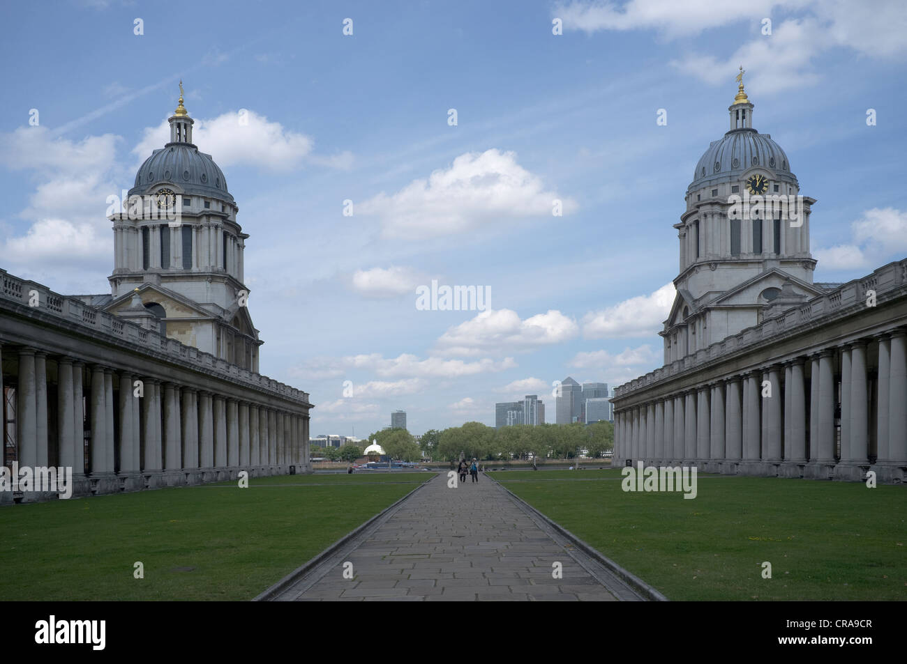 Royal Navel College, Greenwich, Londra -1 Foto Stock