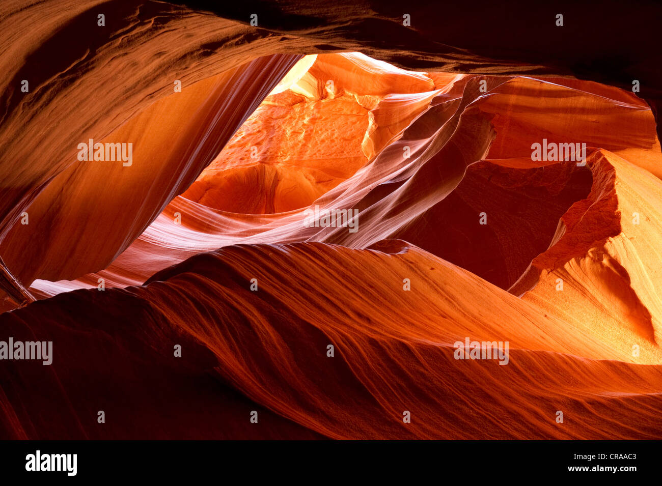 Tomaia Antelope Canyon, Arizona, Stati Uniti d'America Foto Stock