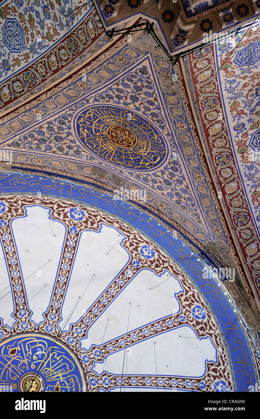 Sultan Ahmed moschea o la Moschea Blu, Istanbul, Turchia, Europa Foto Stock