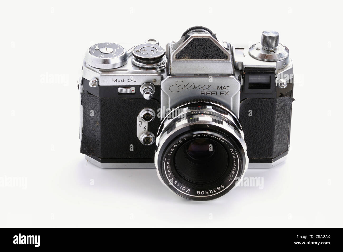 Vecchio tappetino Edixa reflex a ottica singola telecamera Foto Stock