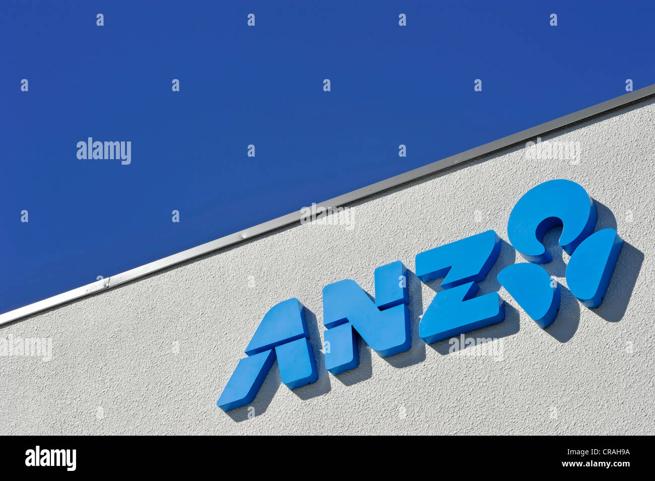 Il logo della banca ANZ, Nuova Zelanda Foto Stock