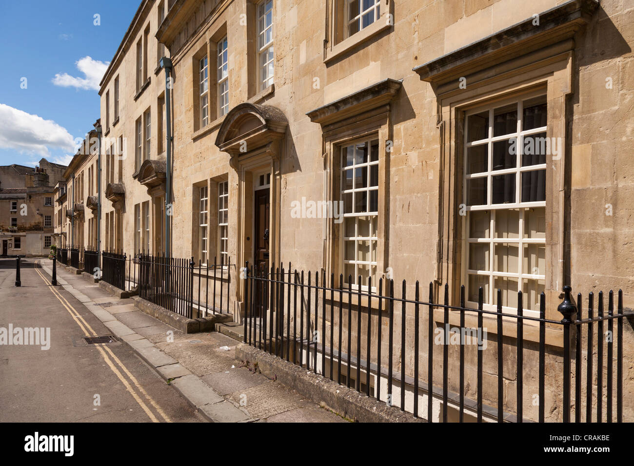 Beauford Square, bagno, North East Somerset, Inghilterra. Foto Stock