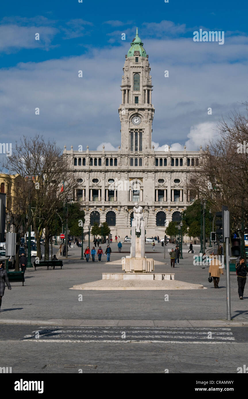 Il municipio storico nella città vecchia, Porto, Portogallo, Europa Foto Stock