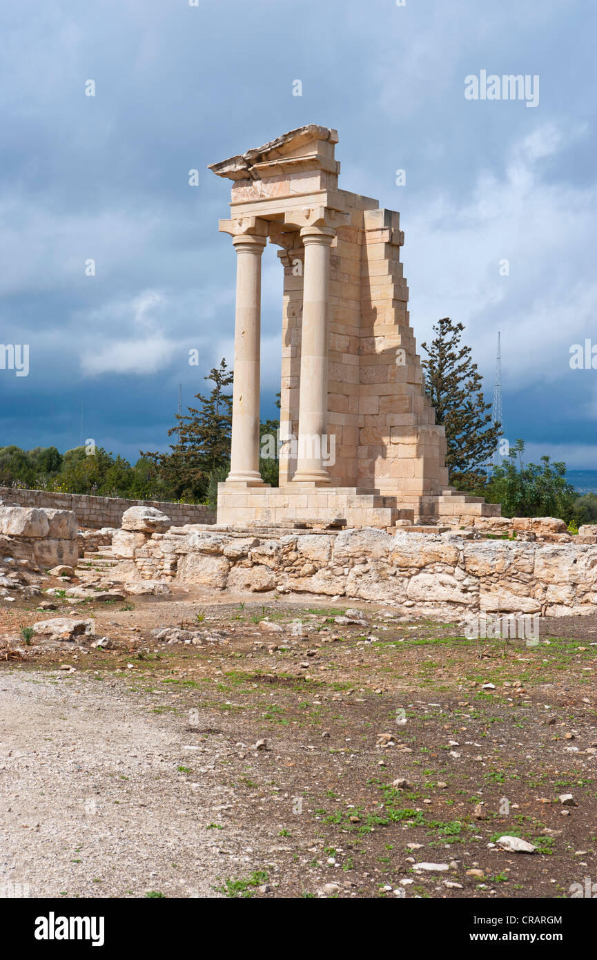 Apollon Hylates rovine di templi, Kourion, Cipro Foto Stock